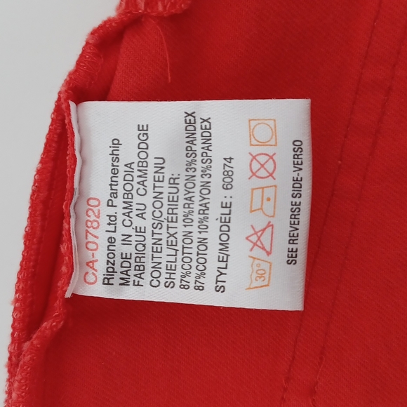✨3/$25✨ NWT Powder Room Coral Denim Shorts - 3 - Picture 8 of 8